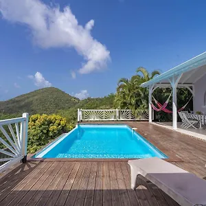 Palmier Rouge : 3 Ch, Piscine à Débordement, Vue Et Végétation Villa